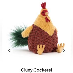 Jellycat Rare Cluny Cockerel
